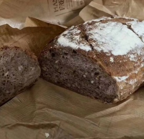    5-grain rye-sourdough bread, 500g