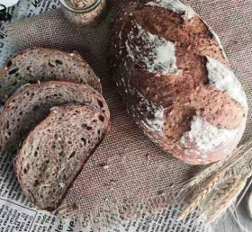    5-grain rye-sourdough bread, 360g