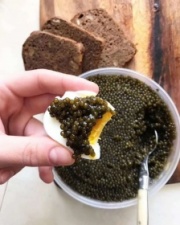 Black sturgeon caviar, 500g