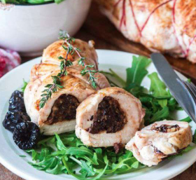  Chicken roll with prunes, 500g